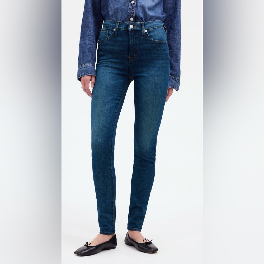 Madewell 10 inch high rise skinny jeans size 28 inches